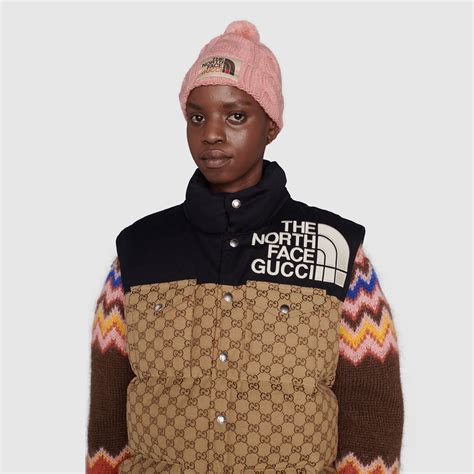 gucci x the north face vest